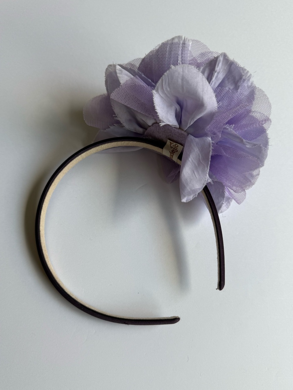 Lavender Floral Fabric Headband